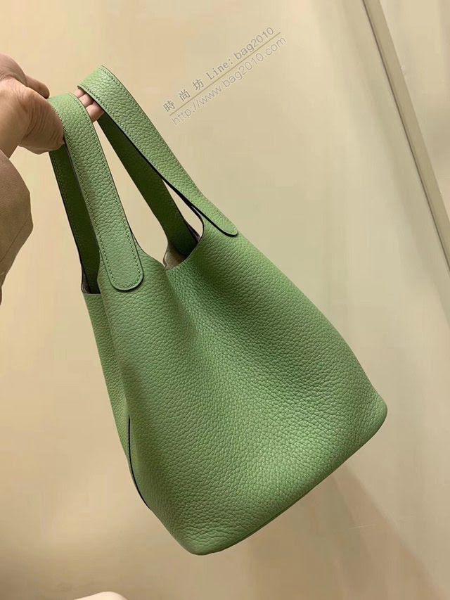 Hermes女包 愛馬仕Picotin 22cm 進口TC皮 純手工縫製  am1852